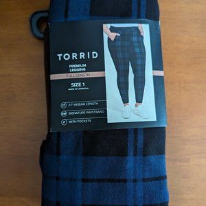 Torrid Premium Leggings Full Length Size 1 Comet Plaid